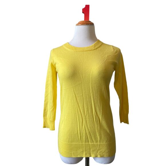 J. Crew Tops - J. Crew XS Yellow Blouse